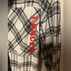 Oversized flannel shirt